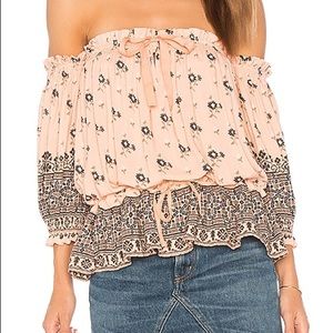 Spell Lionheart crop blouse